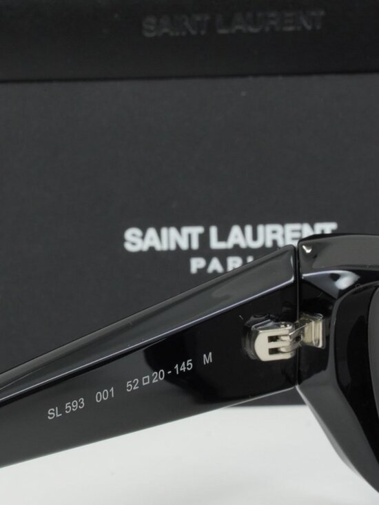 Saint Laurent SL593 001 Cat Eye Sunglasses - Black main image 6